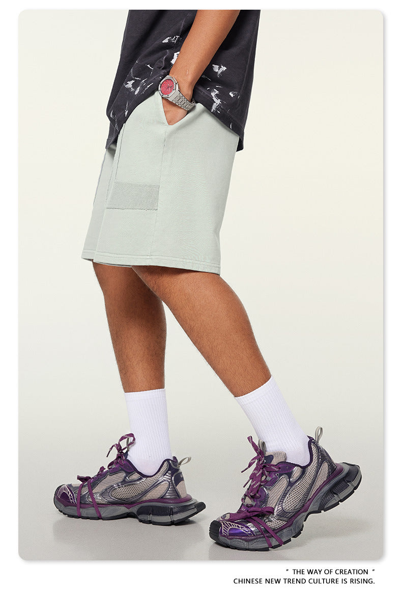 Washed Heavyweight Short Sleeve T-Shirt & Short Sweatpants Setup