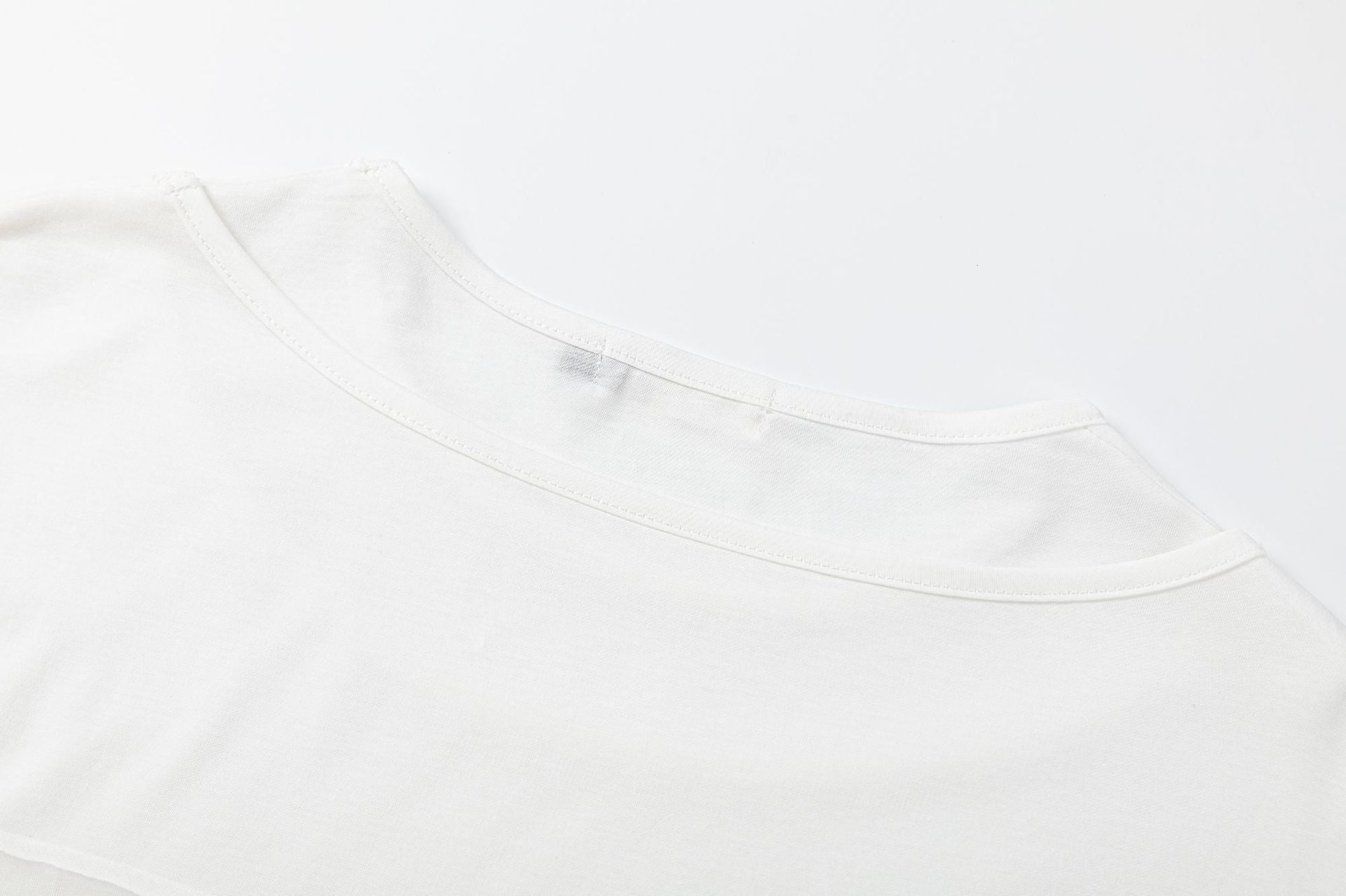 Deconstruction Pleats Long Sleeve T-Shirt
