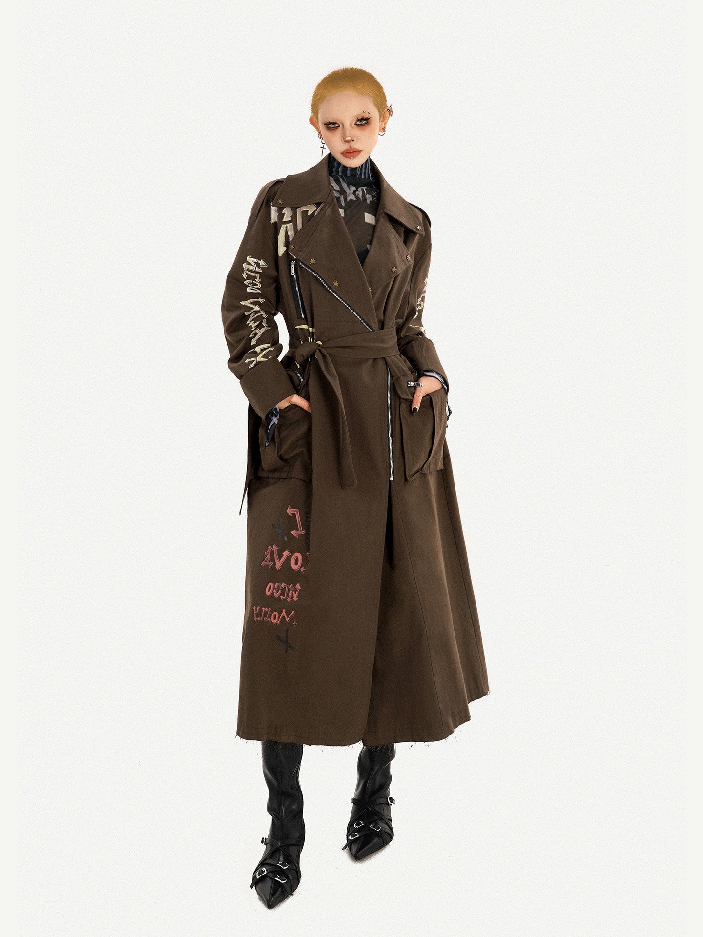 Tailored Lapel Oversize Long Coat