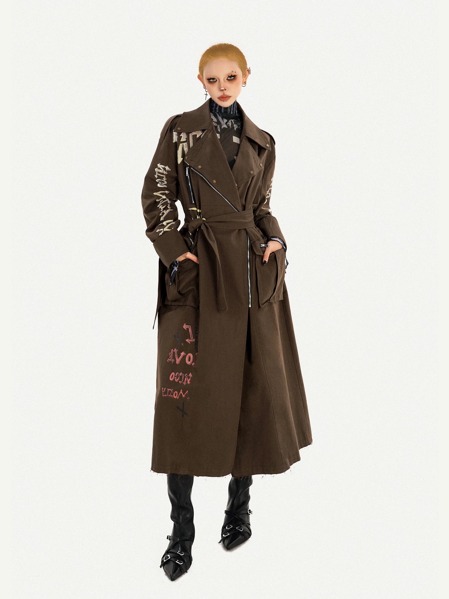 Tailored Lapel Oversize Long Coat
