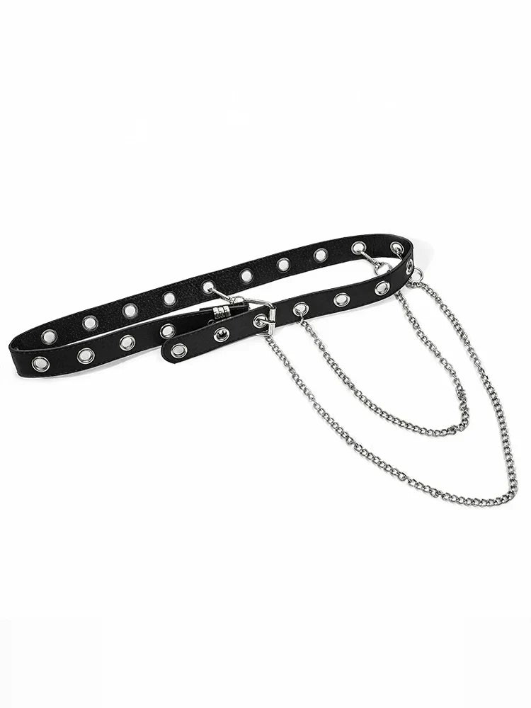 PU Leather Design Metal Buckle Belt
