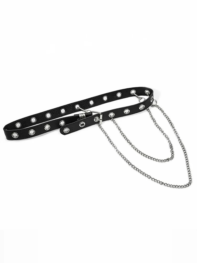 PU Leather Design Metal Buckle Belt