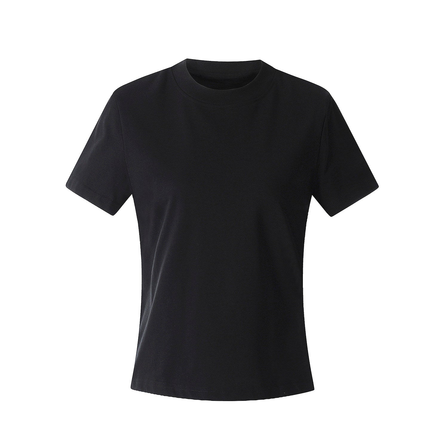 Plain Fitted Short Sleeve T-Shirt