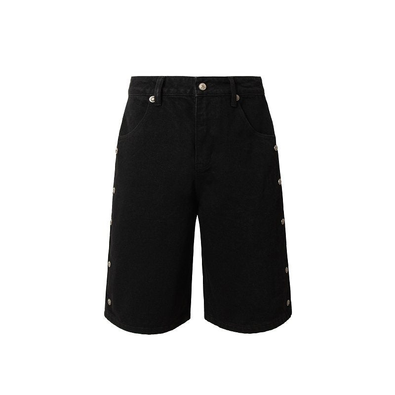 Snap-Button Side-Detail Short