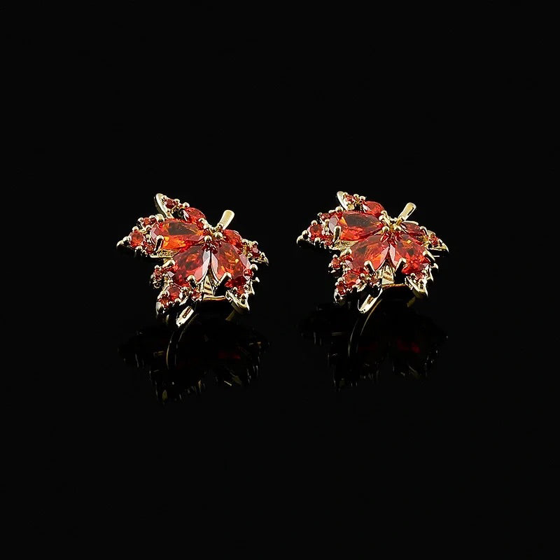 Vintage Maple Leaves Earrings
