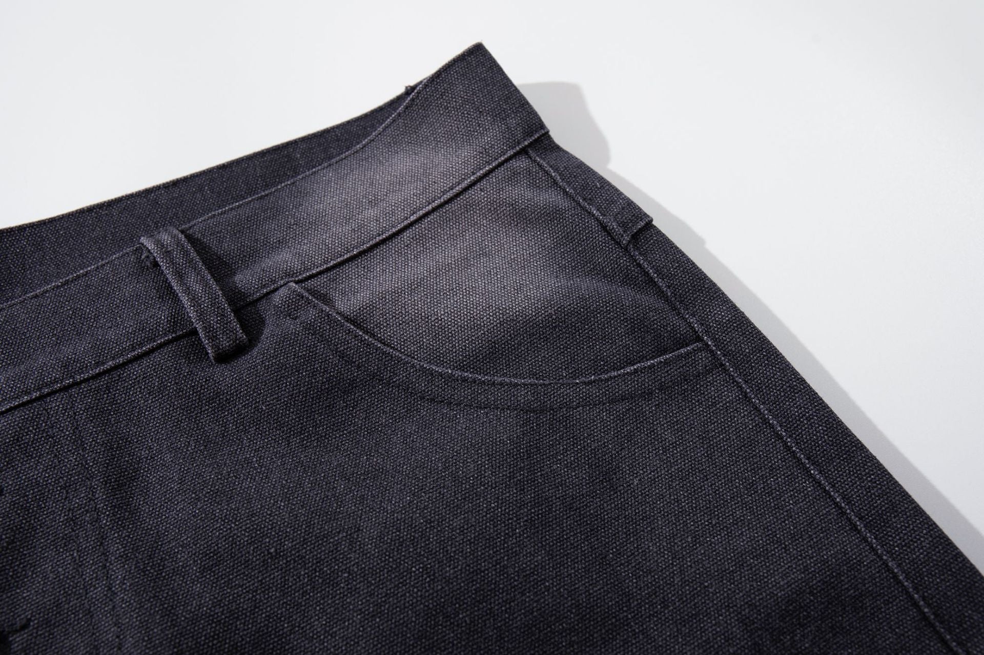 Denim Graffiti Damage Wide Leg Jort
