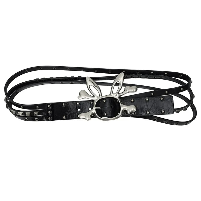 Rabbit Skull Belt