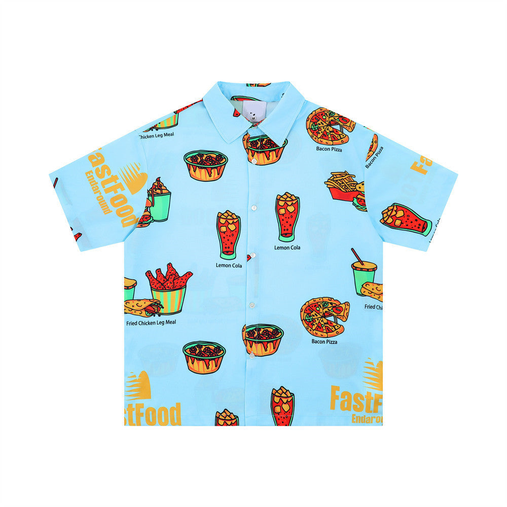 Fast Food Fun Print Shirt - MADXMARX