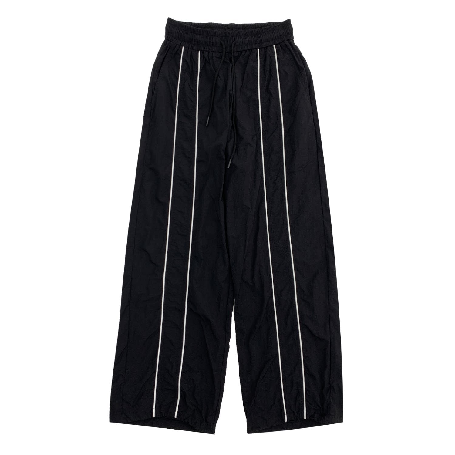 Line Detail Lightweight Quick-Dry Oversize Jacket & Wide Leg Pants Setup