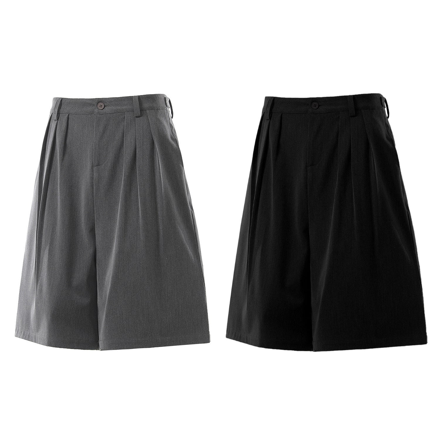 Drape Cropped Half Trousers