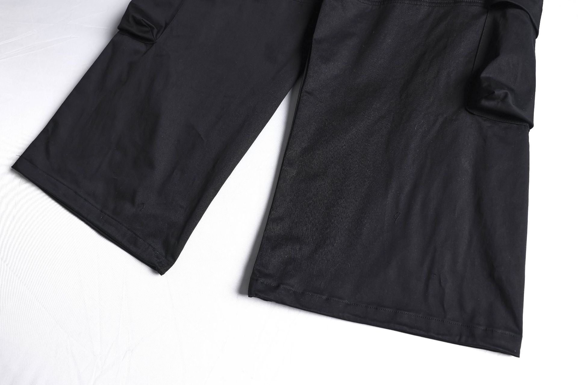 Multi Pocket Letter Print Straight Cargo Pants