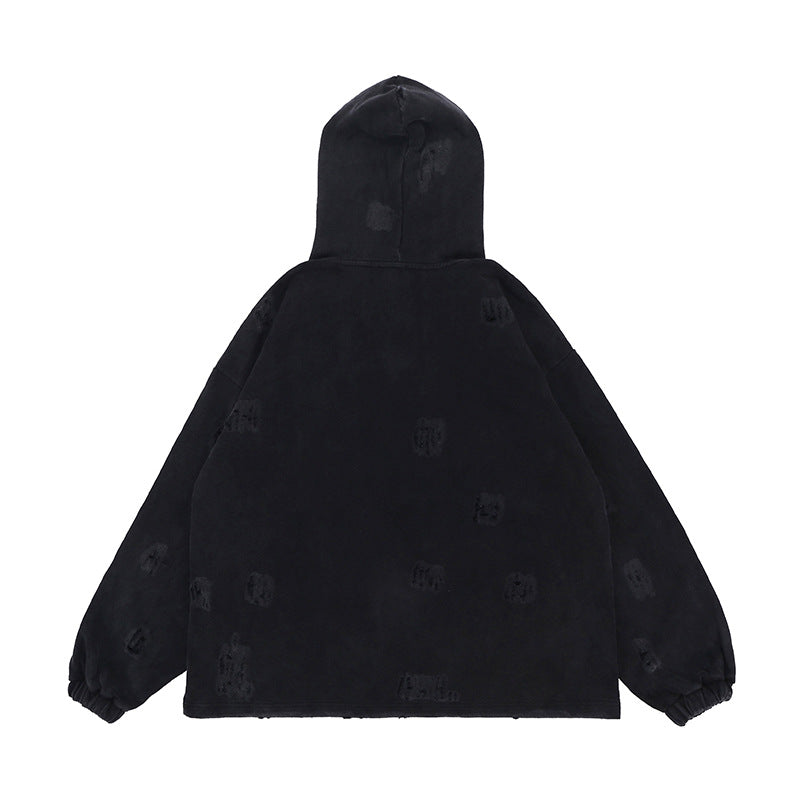 Unisex Thug Club Black Hoodie