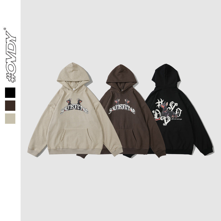Graffiti Print Pullover Hoodie