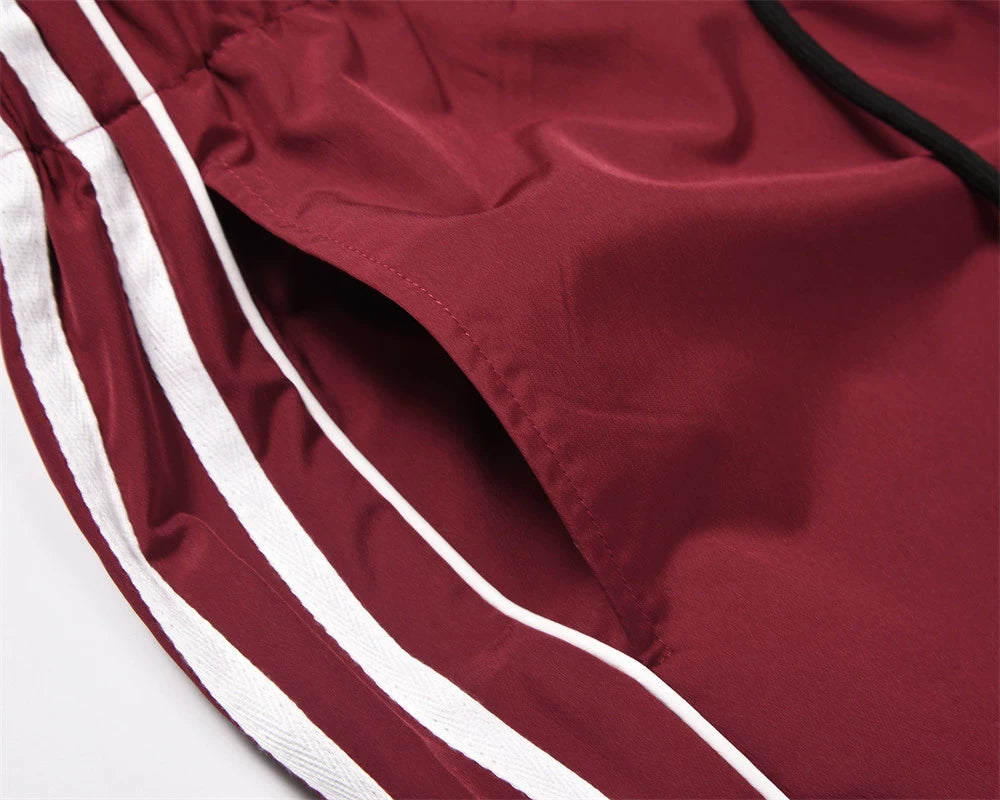 Side Stripe Patchwork Pants