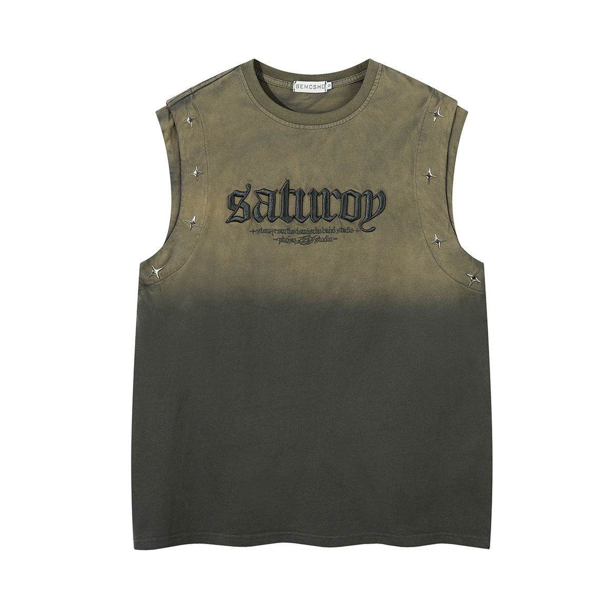 Gradient Star Studs Tank Top