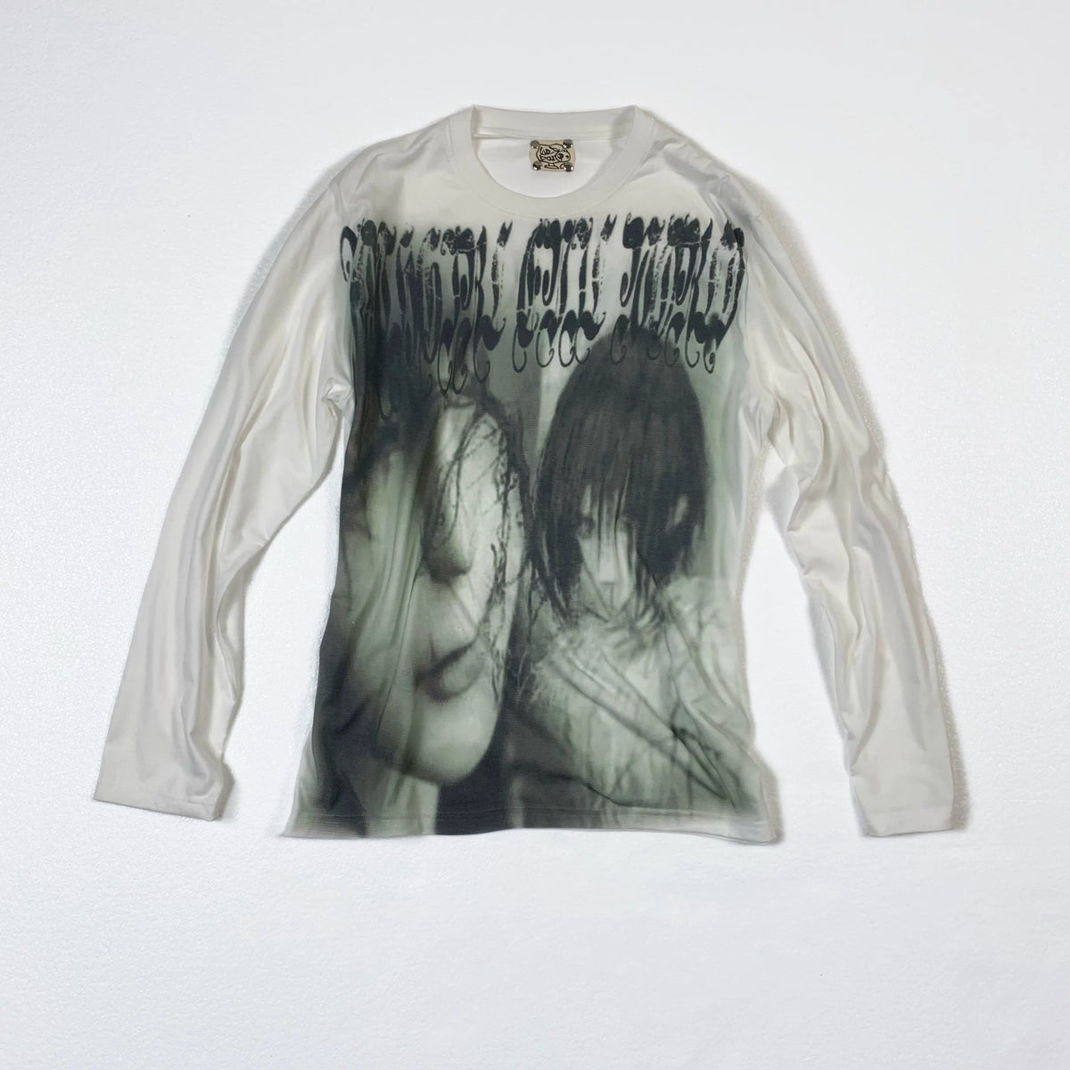 Gothic Print Long Sleeve T-Shirt