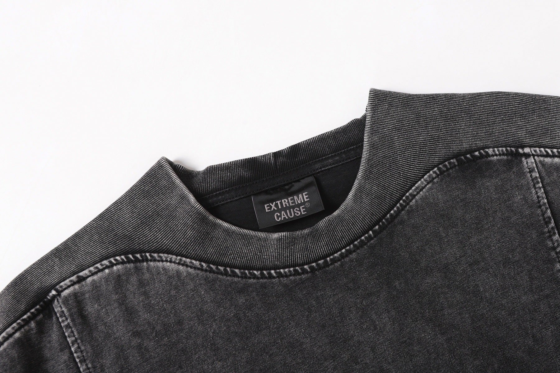 Washed Panel Short Sleeve T-Shirt