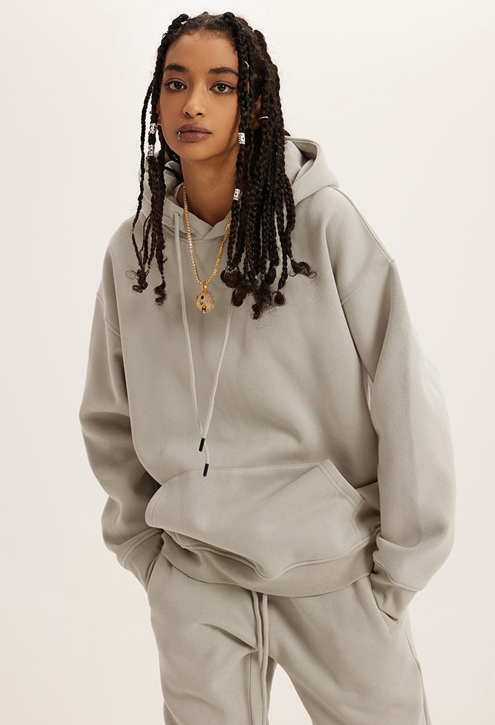 light gray hoodie