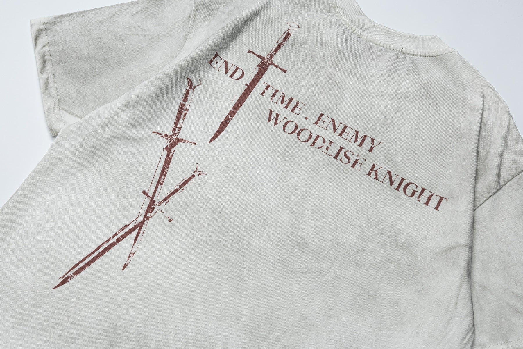 Washed Graphic Print Short Sleeve T-Shirt