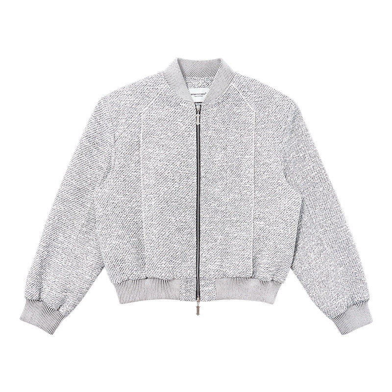 Jacquard Zipper Jacket