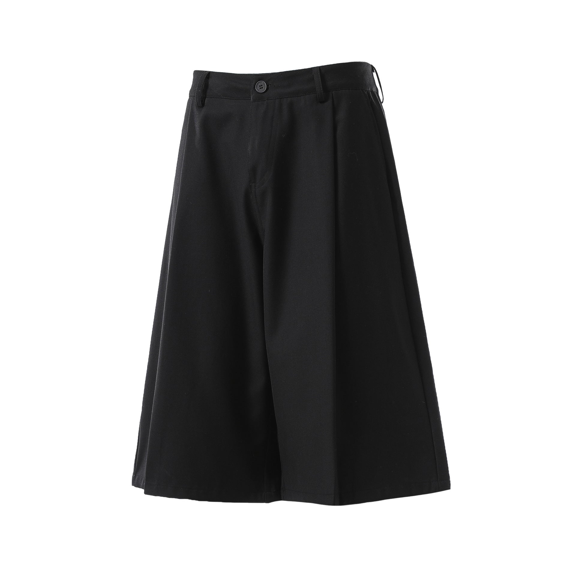 Pleats Cropped Pants
