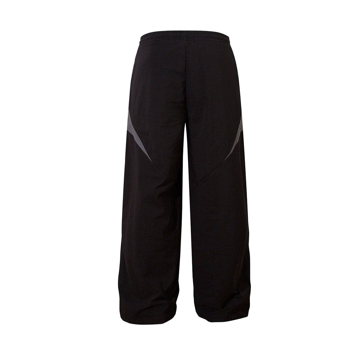 Panel Drawstring Straight Sporty Pants