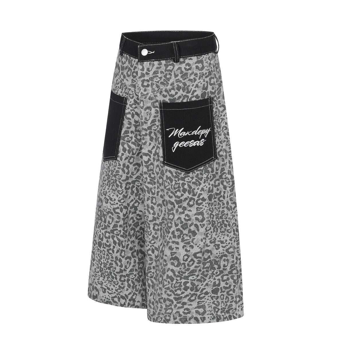 Leopard Pocket Jort