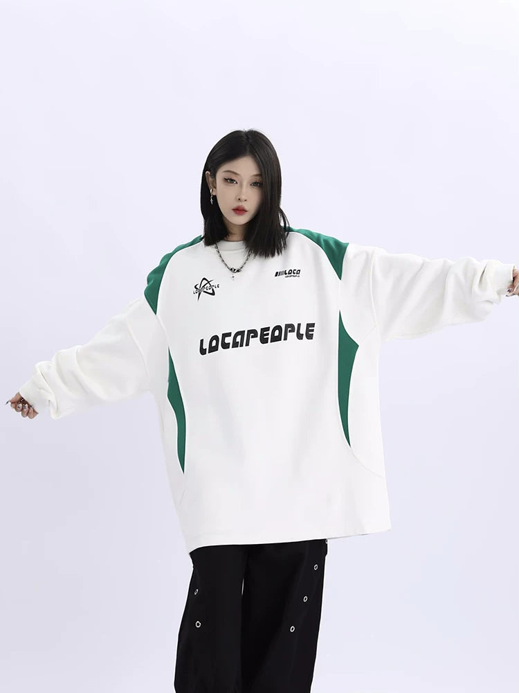 Oversized Round-Neck Sweatshirt