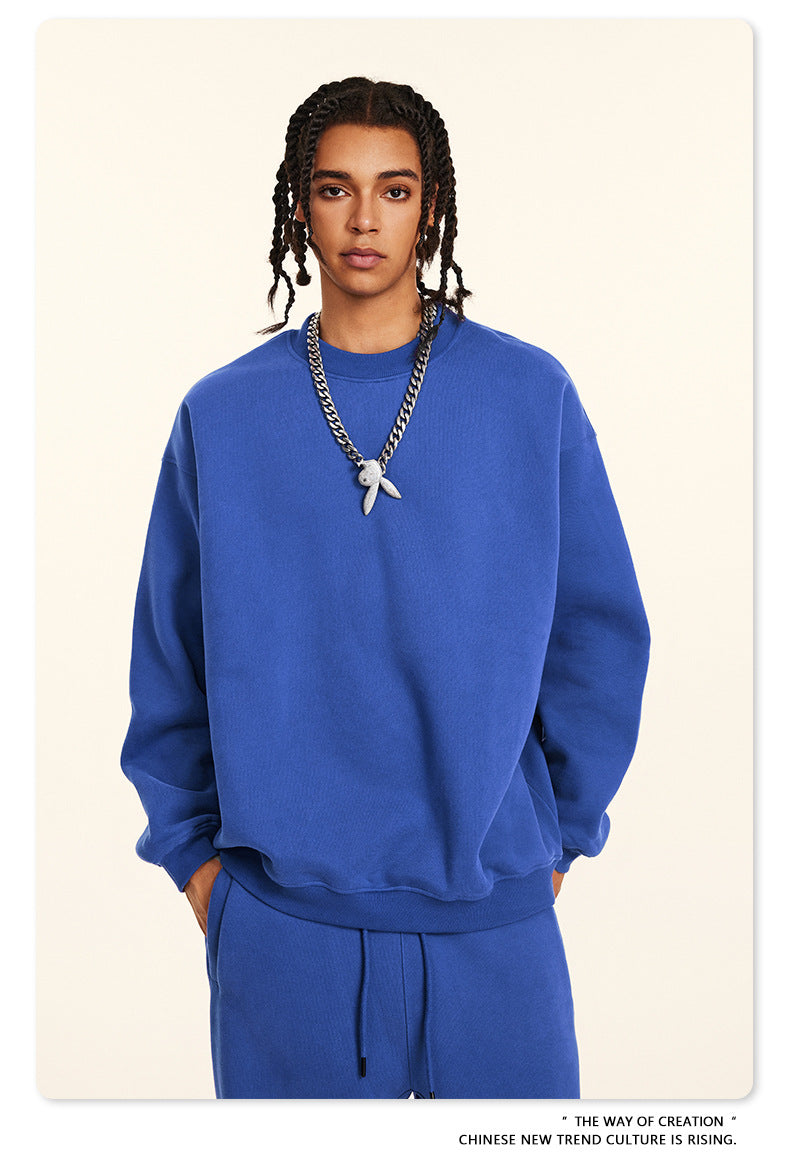 Fleece Lining Oversize Sweatshirt
