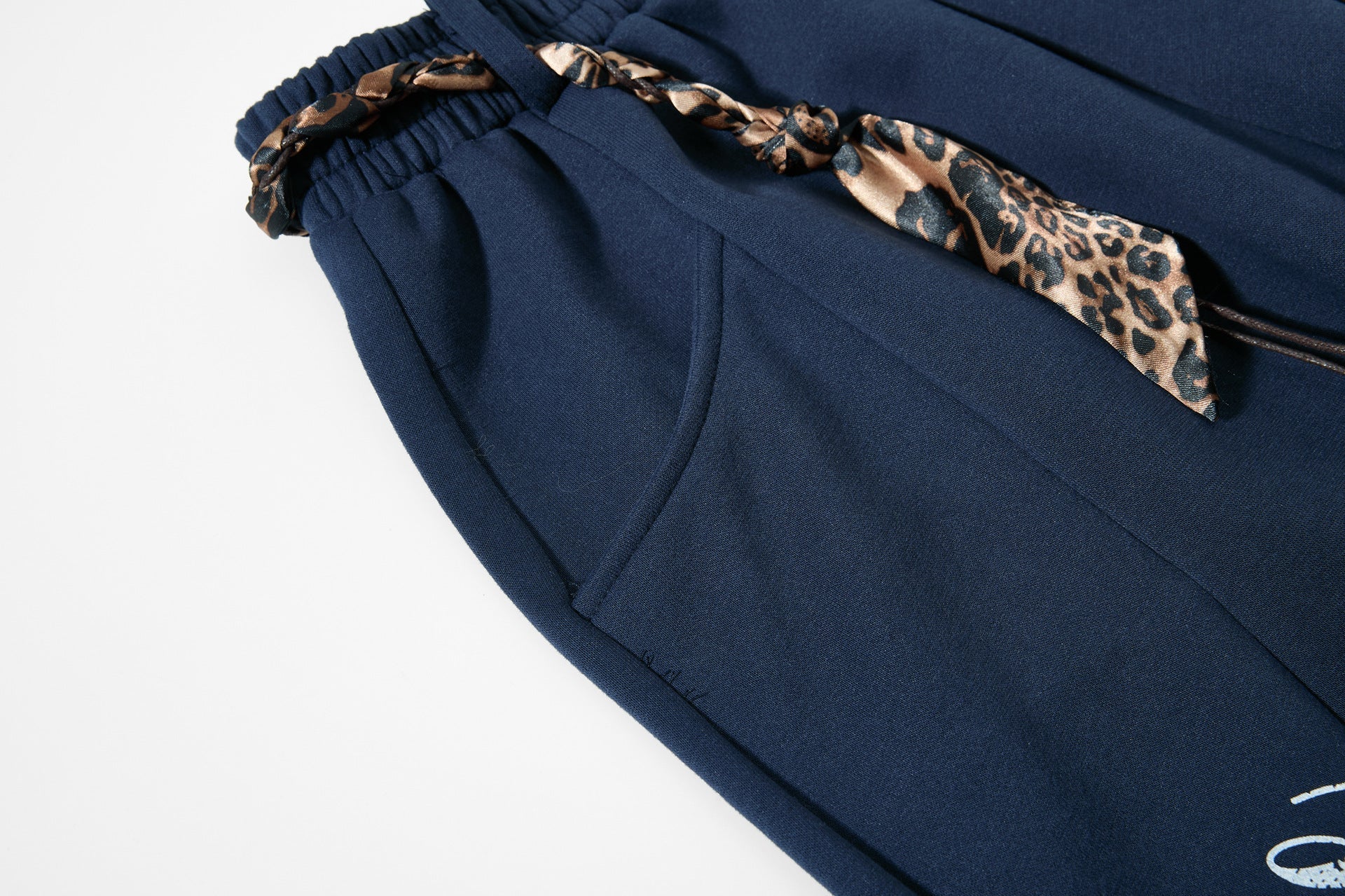 Sporty Curved Wide Leg Pants
