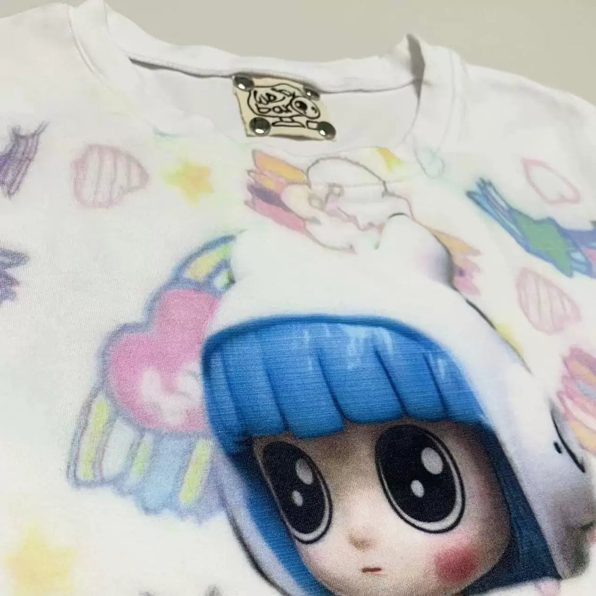 Doll Print Short Sleeve T-Shirt
