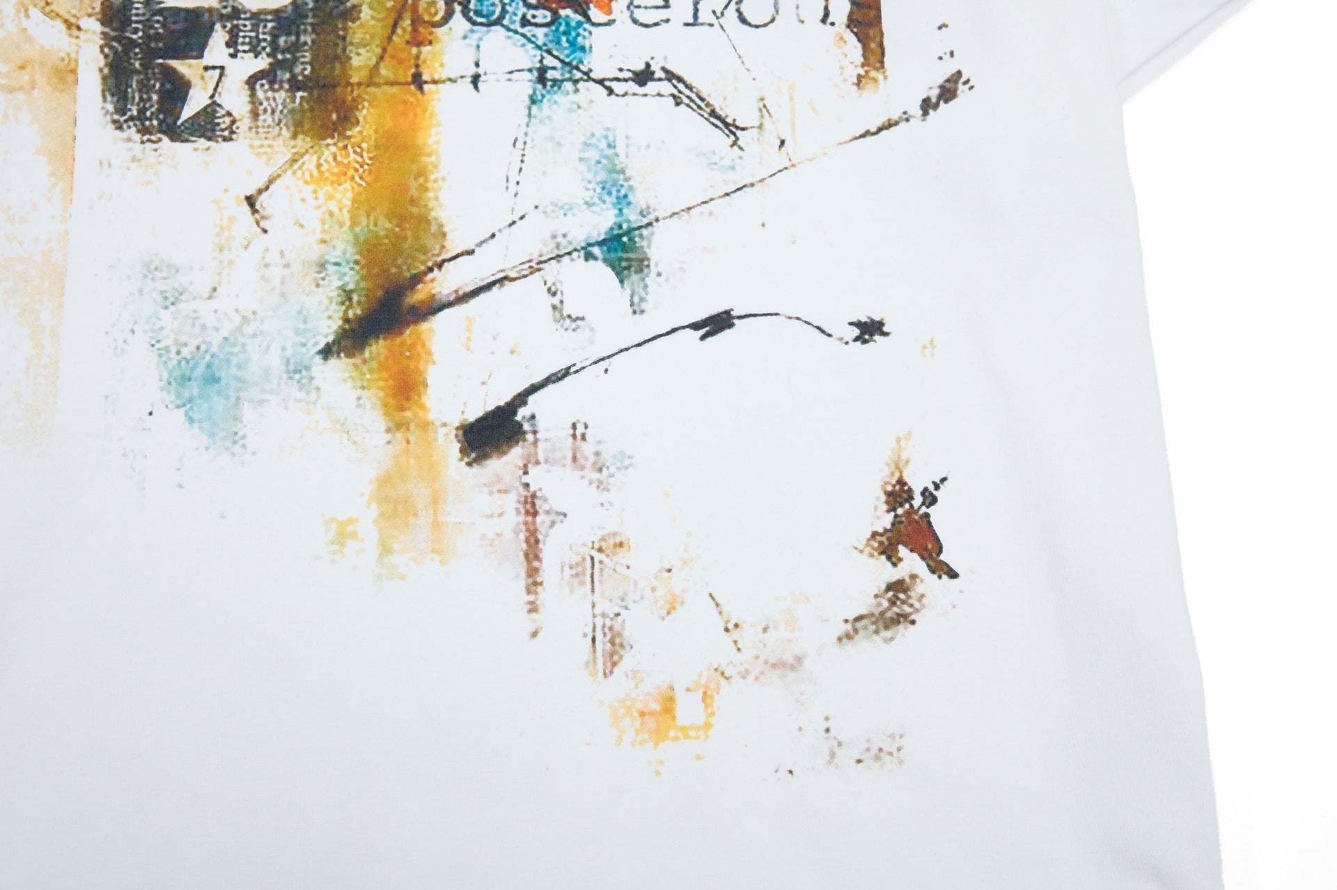 Paint Graphic Art Print Short Sleeve T-Shirt