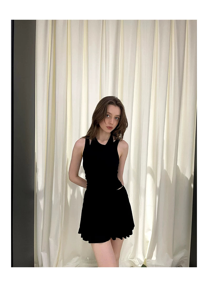 Double-Layered Irregular Tanktop