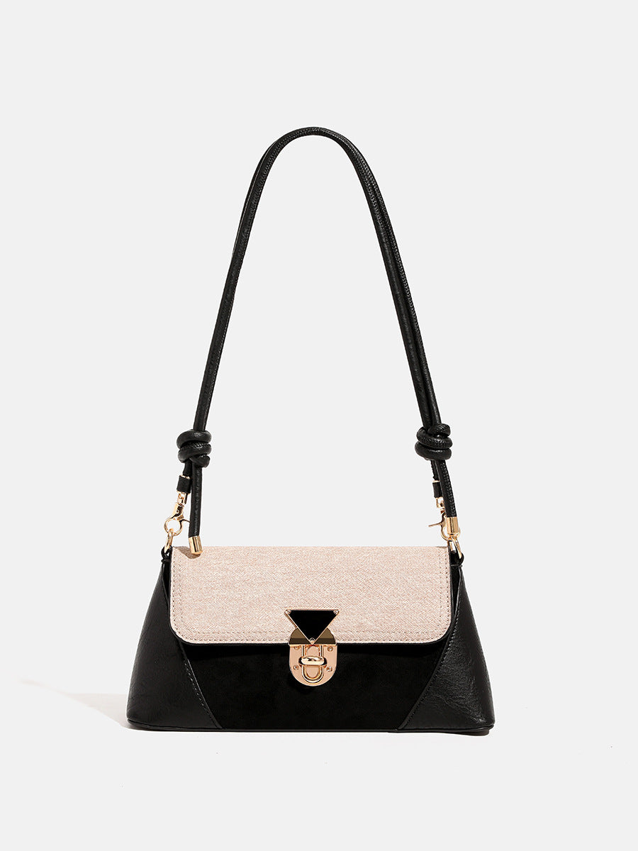 High-End Commuter Baguette Shoulder Bag