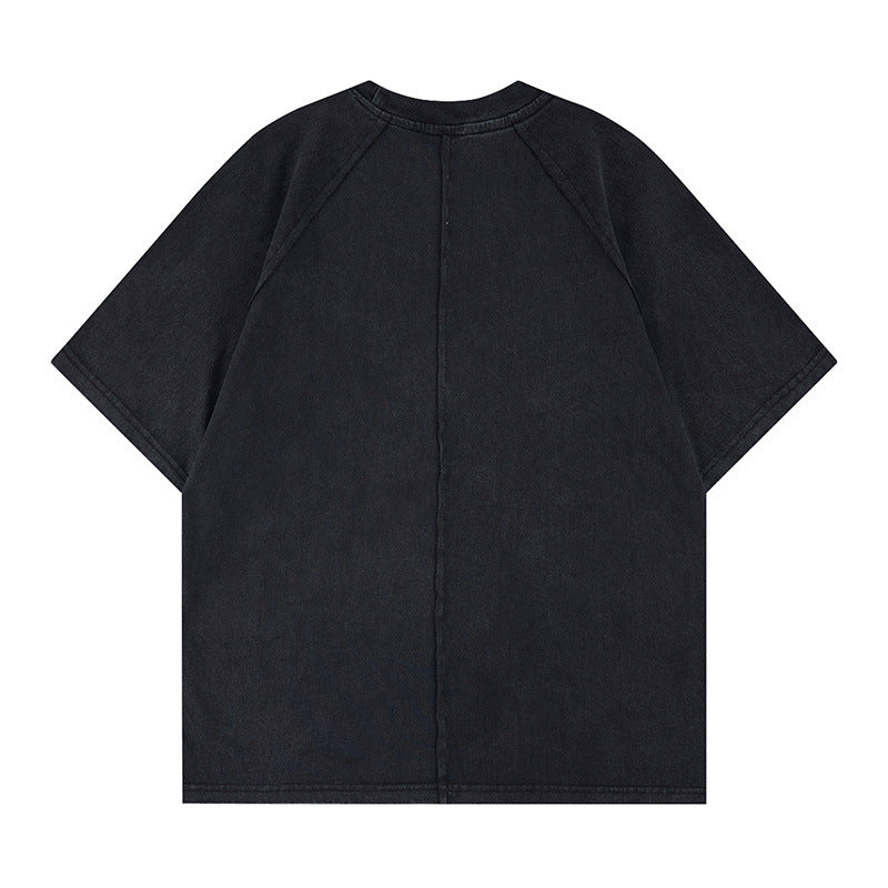 Washed Logo Print Short Sleeve T-Shirt
