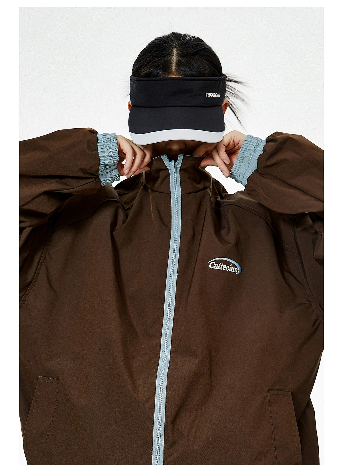 Windbreaker Reversible Oversized Jacket