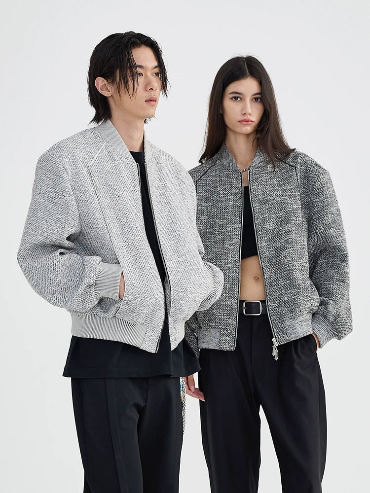 Jacquard Zipper Jacket