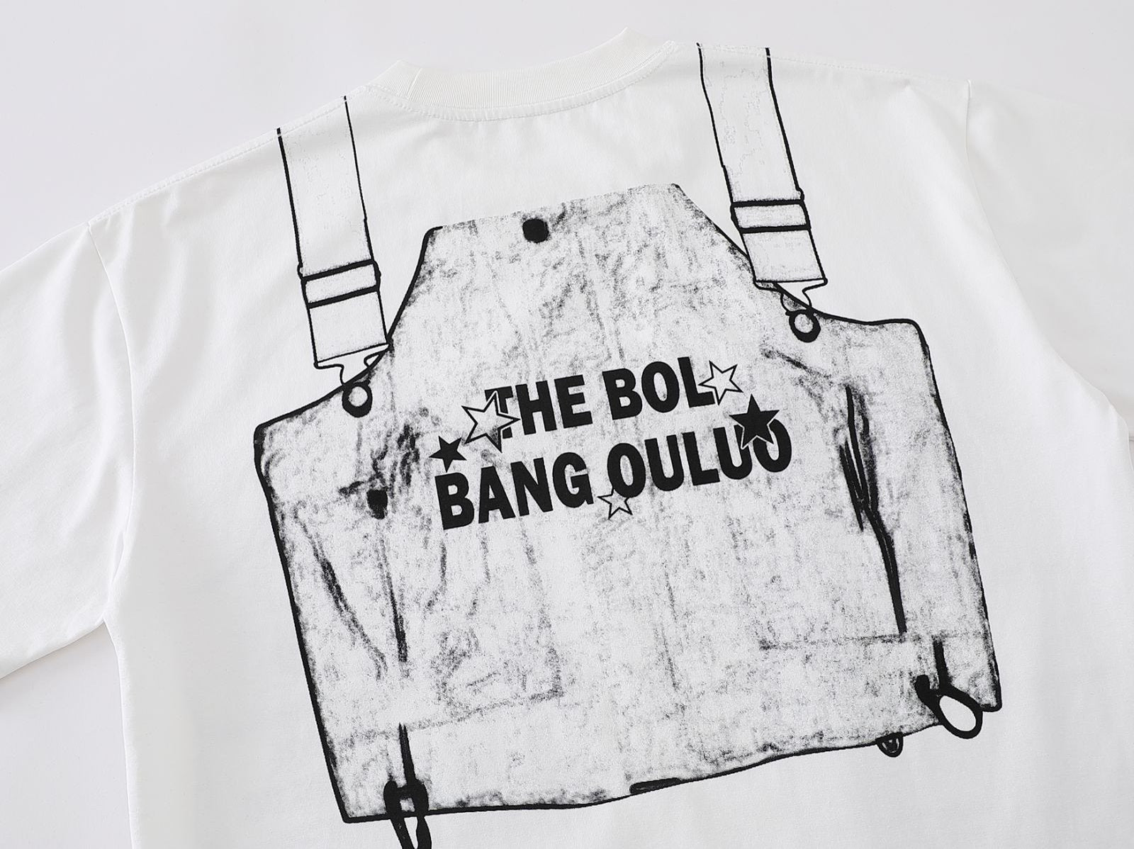 T-shirt graphique imprimé veste