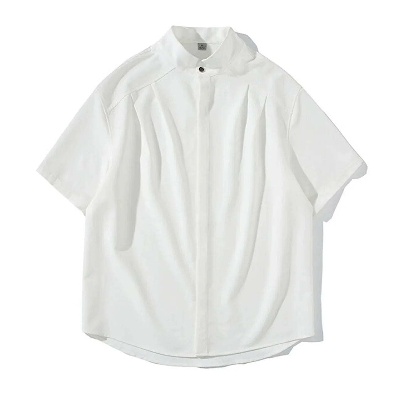 Chemise légère à manches courtes unie