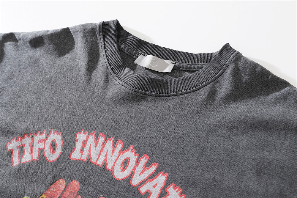 Camiseta estampada con dados