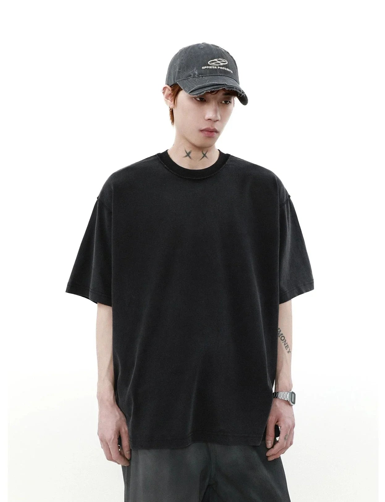 Oversize Round Neck Short Sleeve T-Shirt