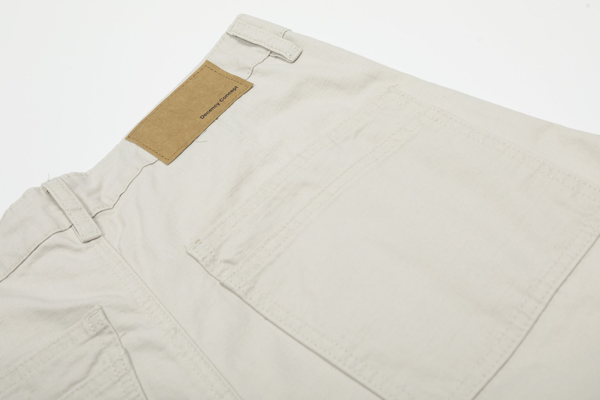 Curved Panel Wide Leg Pants