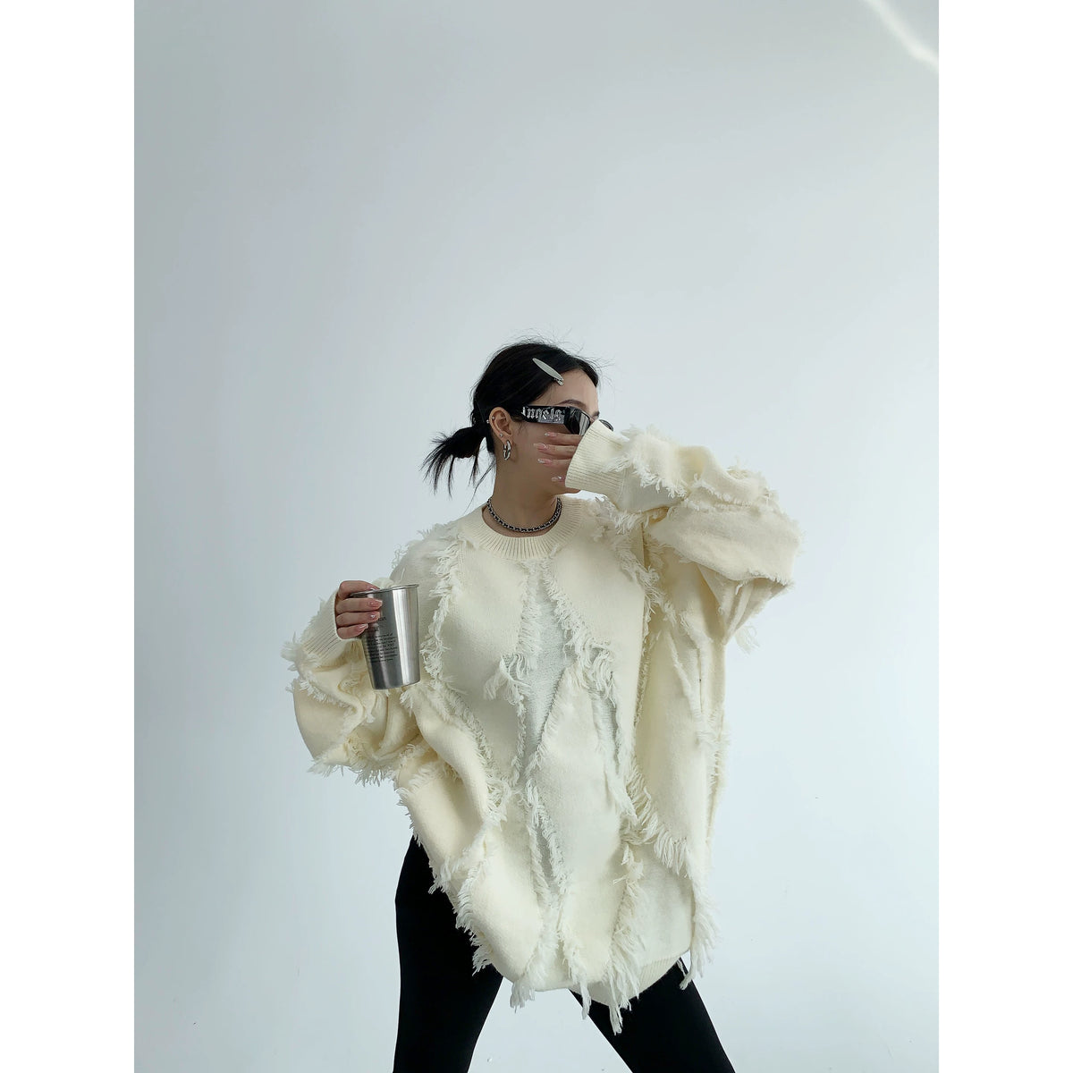 Oversized Thick Pullover Knit Sweater