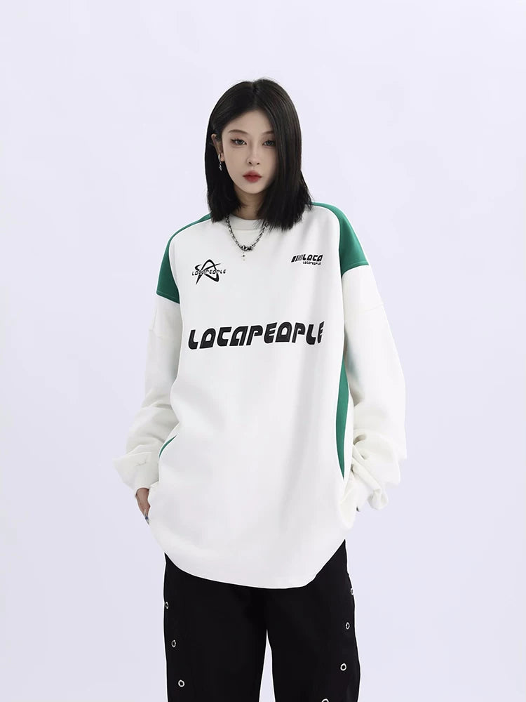 Oversized Round-Neck Sweatshirt