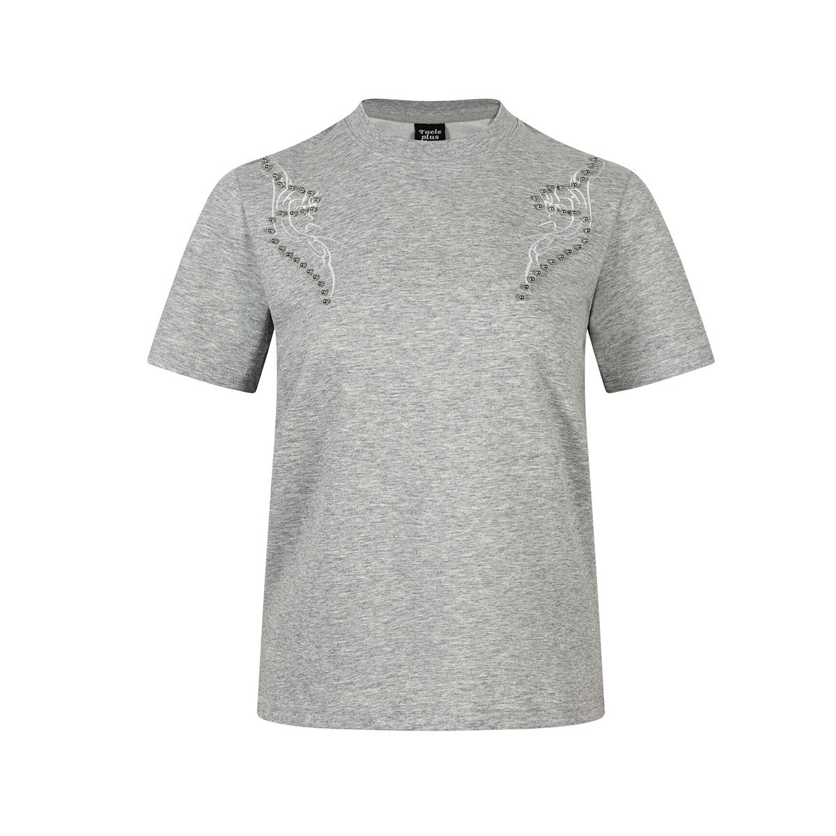 Rivet Design Short Sleeve T-Shirt