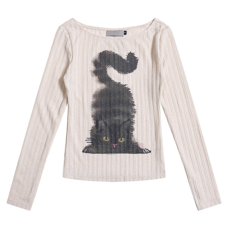 Spicy Girls Slimming Summer Long-Sleeved T-Shirt - MADXMARX