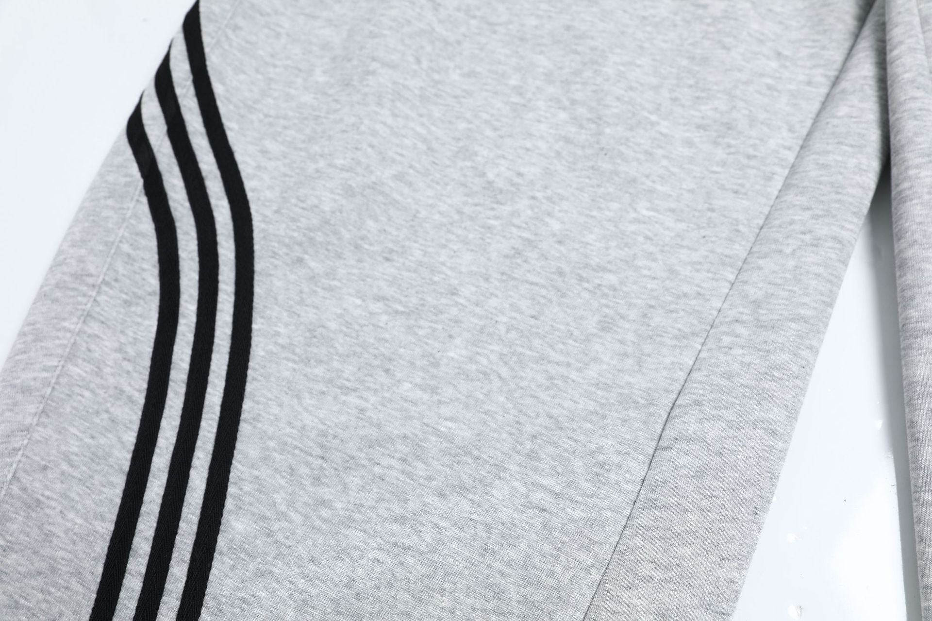 Deconstruction Curved Leg Wide Leg Sweatpants