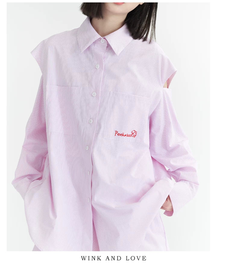Oversize-Langarmshirt mit Schlitz & Shorts-Set