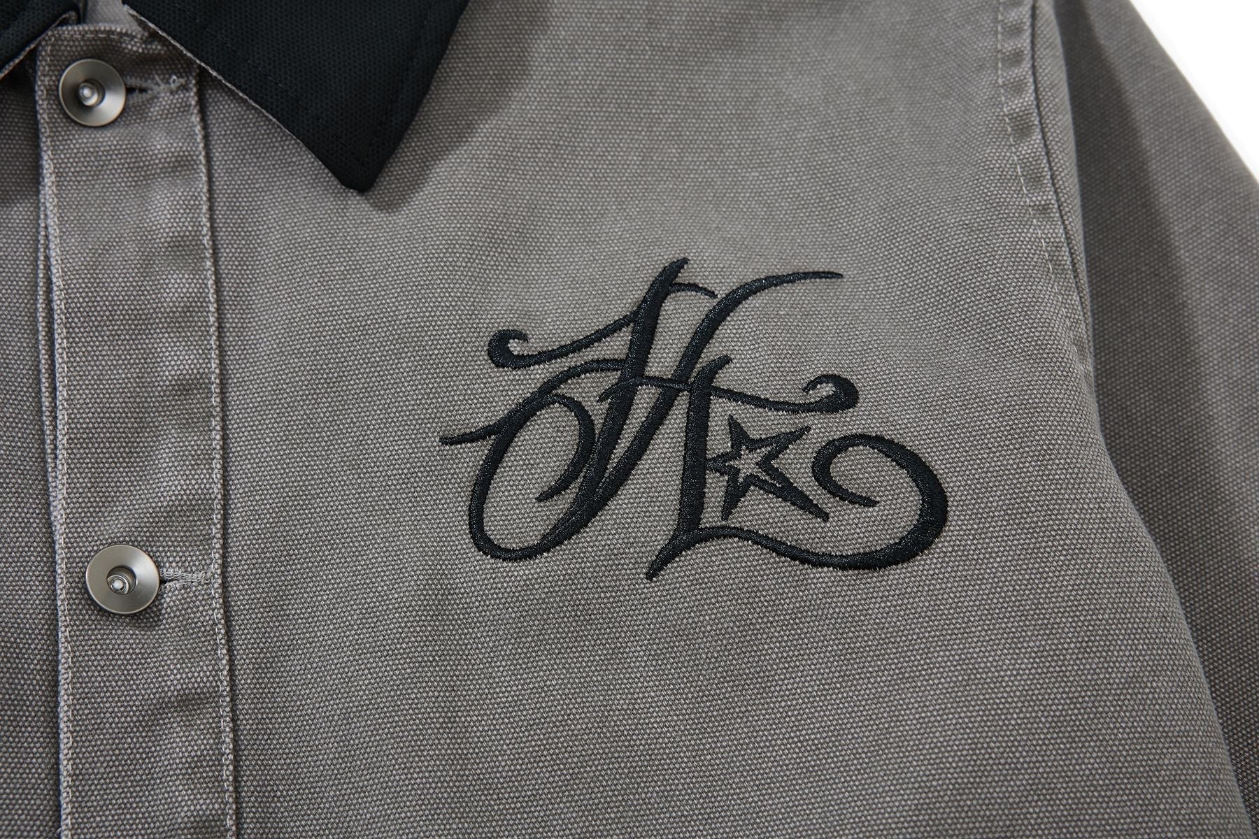 Canvas Embroidery Jacket