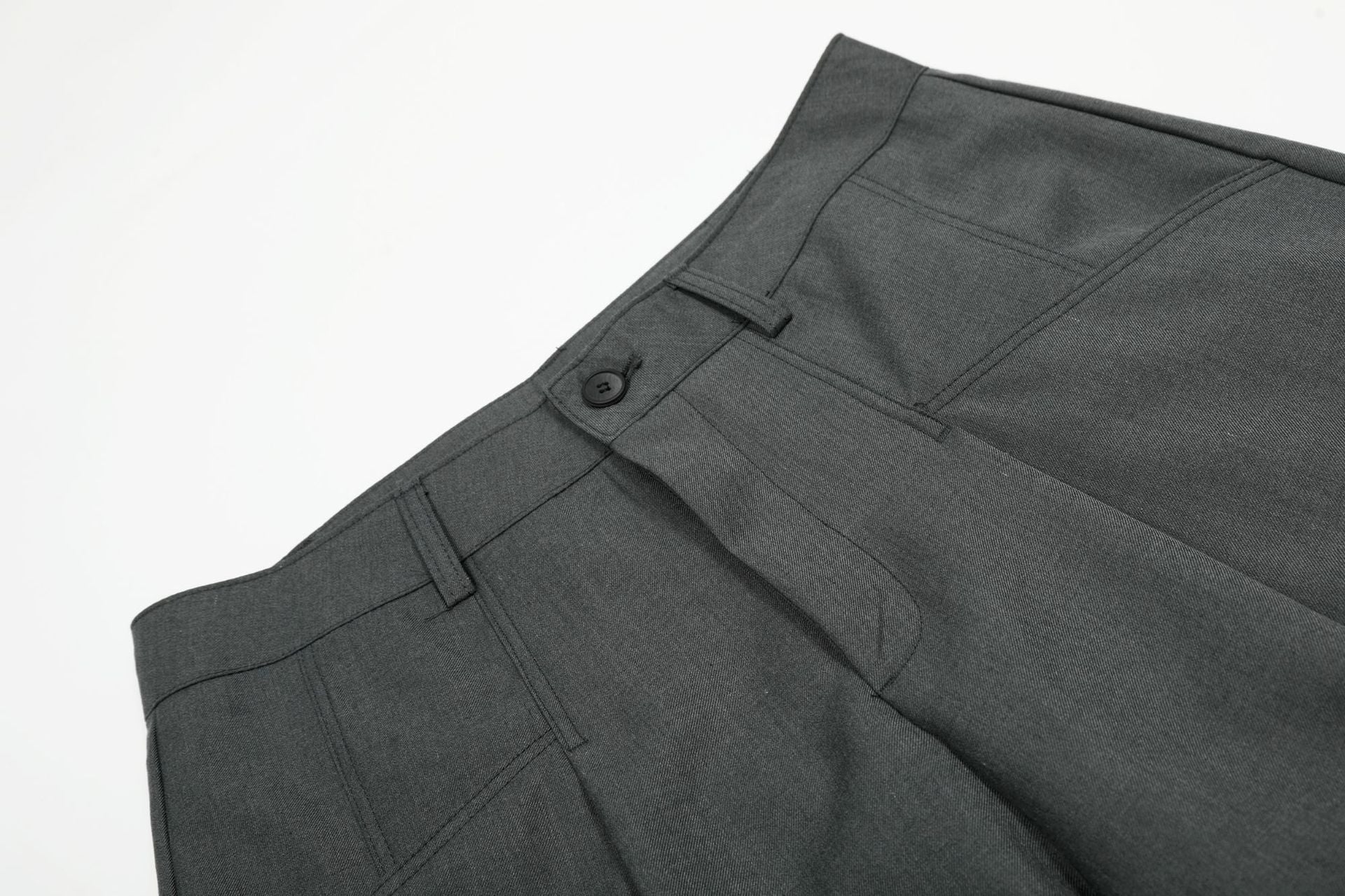 Deconstruction Pleats Draped Wide Leg Trousers